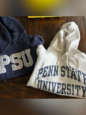 Jansport Navy and Light Gray Penn State Hoodies